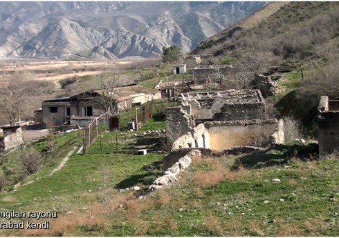 Кадры из села Турабад Зангиланского района