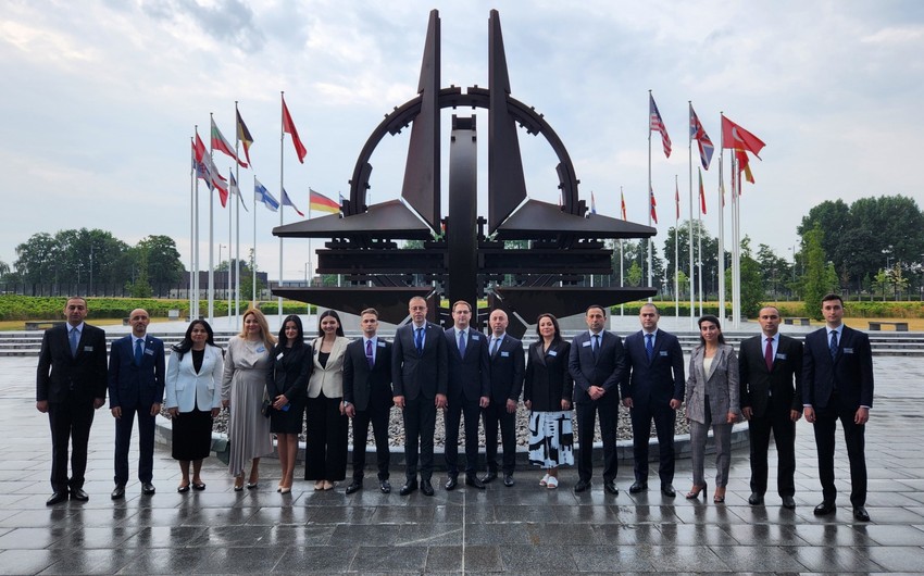 Officials of Azerbaijani state authorities study NATO's experience in countering disinformation in Brussels