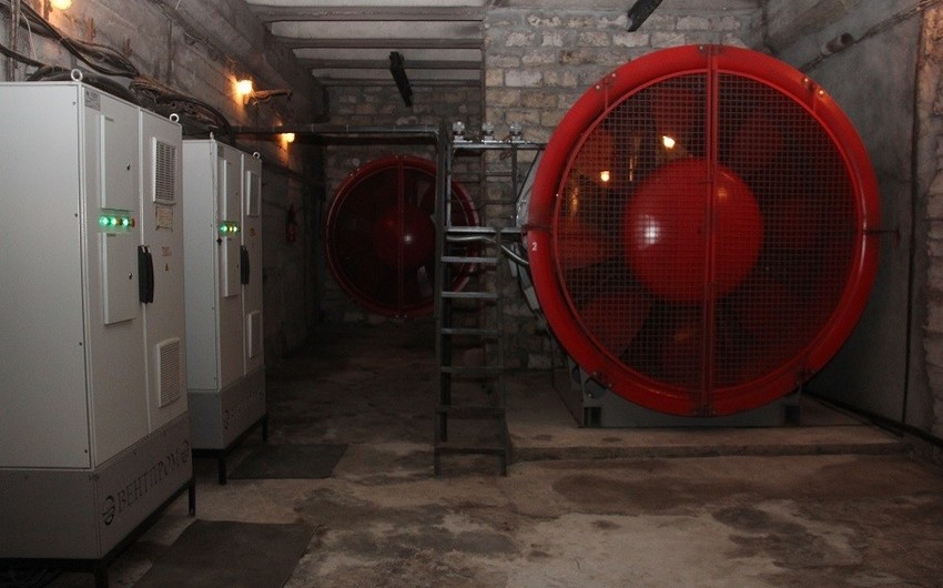 Bakı metrosunda daha iki yeni ventilyator istismara verilib