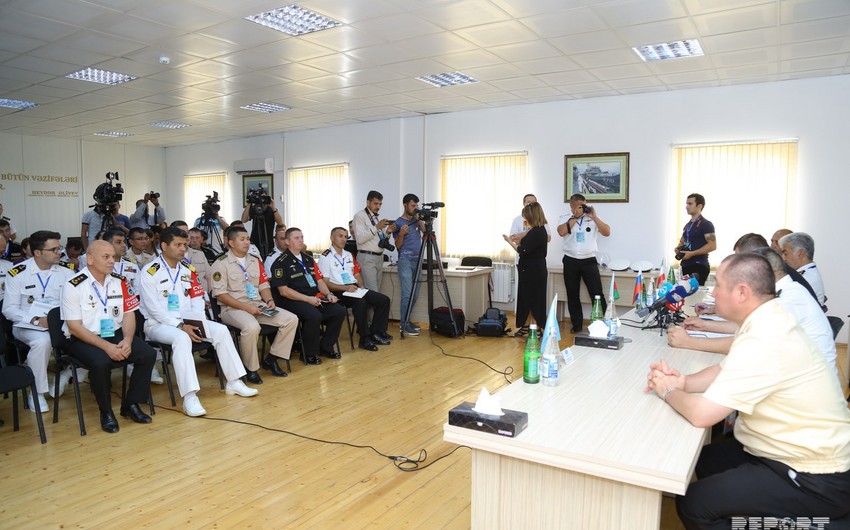 Baku hosts a press conference in connection with the beginning of the Sea Cup - 2018 international contest