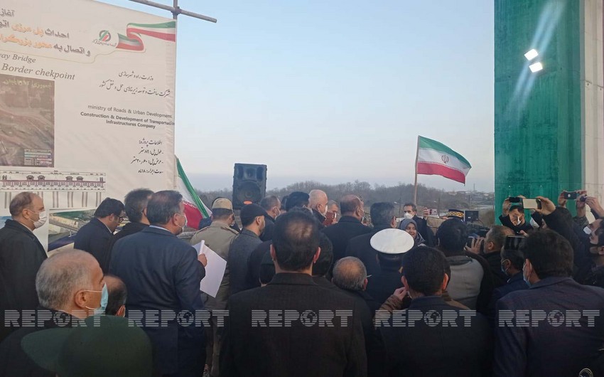 Состоялась церемония закладки автодорожного моста между Азербайджаном и Ираном