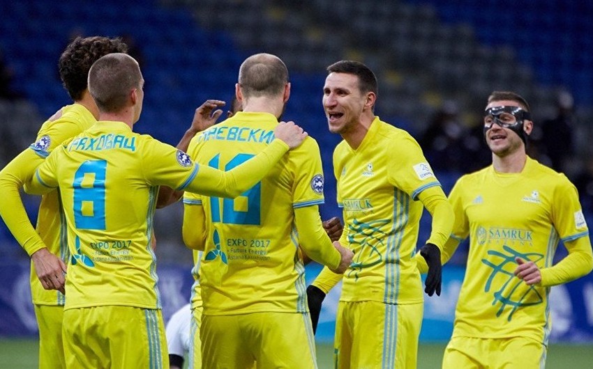 Astana futbol klubu ardıcıl dördüncü dəfə Qazaxıstan çempionu olub