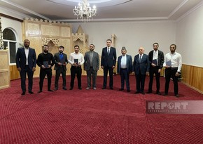 Azərbaycan İlahiyyat İnstitutunda təhsilini başa vuran Gürcüstan vətəndaşlarına diplomlar təqdim olunub