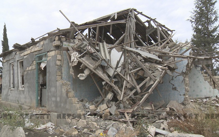 House in Azerbaijan’s Tartar destroyed by rocket attacks to be preserved as museum