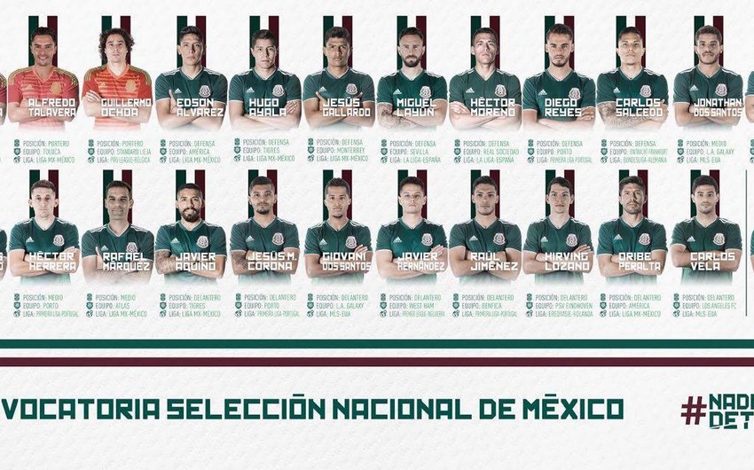 Meksika millisi dünya çempionatına 39 yaşlı futbolçu ilə yollanır - SİYAHI