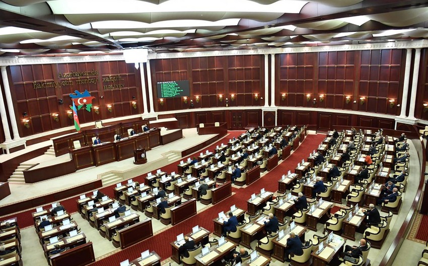 Milli Məclisin payız sessiyası üzrə ilk plenar iclasının gündəliyi açıqlanıb