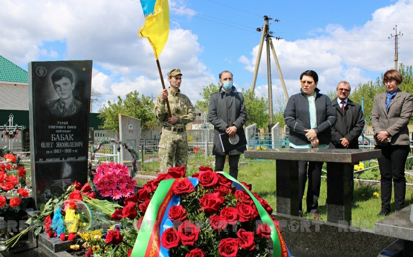 В Украине почтили память Олега Бабака, убитого армянами в Губадлы