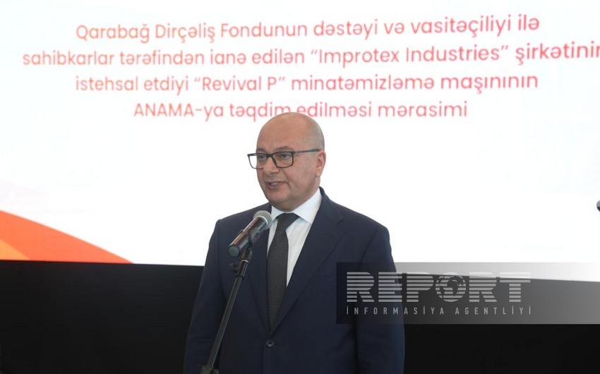 ANAMA sədri:  İşğaldan azad edilən ərazilərin minalardan təmizlənməsi prosesi sürətlə davam edir