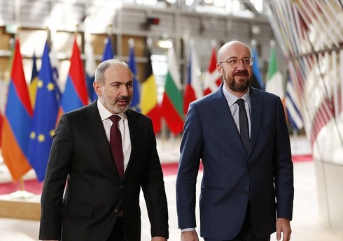 Пашинян и Мишель обсудили в Брюсселе мирный процесс между Баку и Ереваном