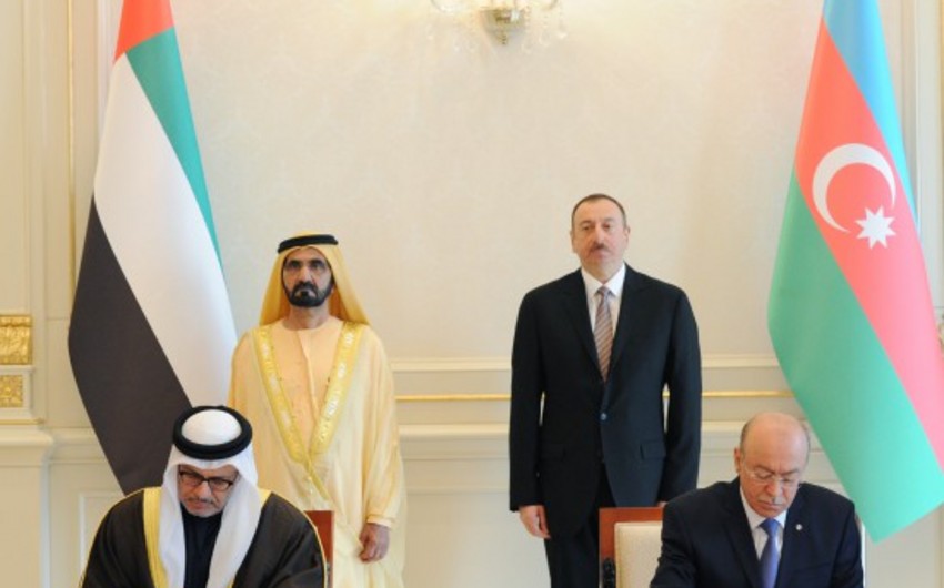 Azerbaijan and United Arab Emirates sign documents