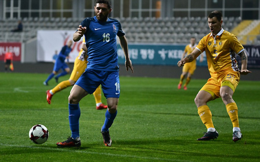 Сборная Азербайджана по футболу сыграла вничью с Молдовой