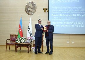 Baku Higher Oil School celebrates 70th anniversary of People’s Artist Rasim Balayev