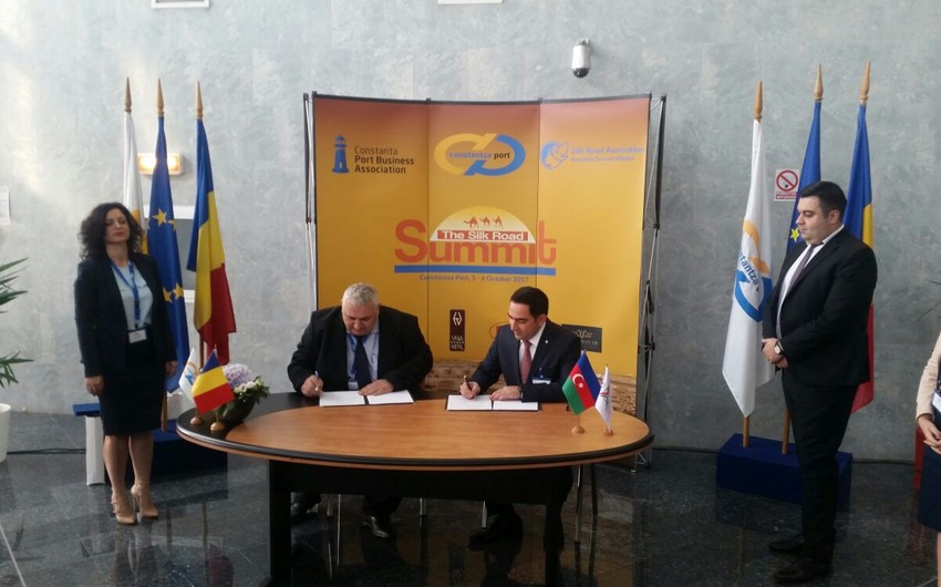 Bakı Beynəlxalq Dəniz Ticarət Limanı ilə Rumıniyanın Konstantsa limanı arasında anlaşma memorandumu imzalanıb
