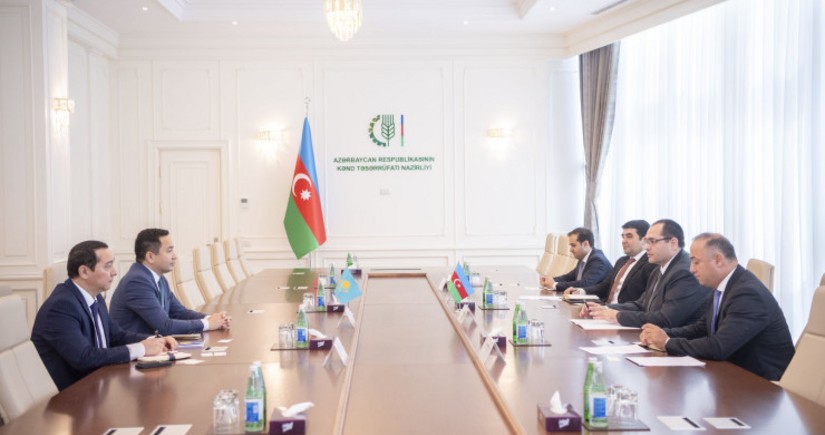 Azərbaycan və Qazaxıstan aqrobiznes forumlarının təşkilində maraqlıdır 