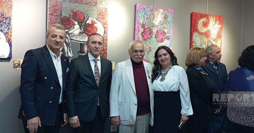 В Анкаре проходит выставка Узоры Новруза работ народного художника Арифа Гусейнова