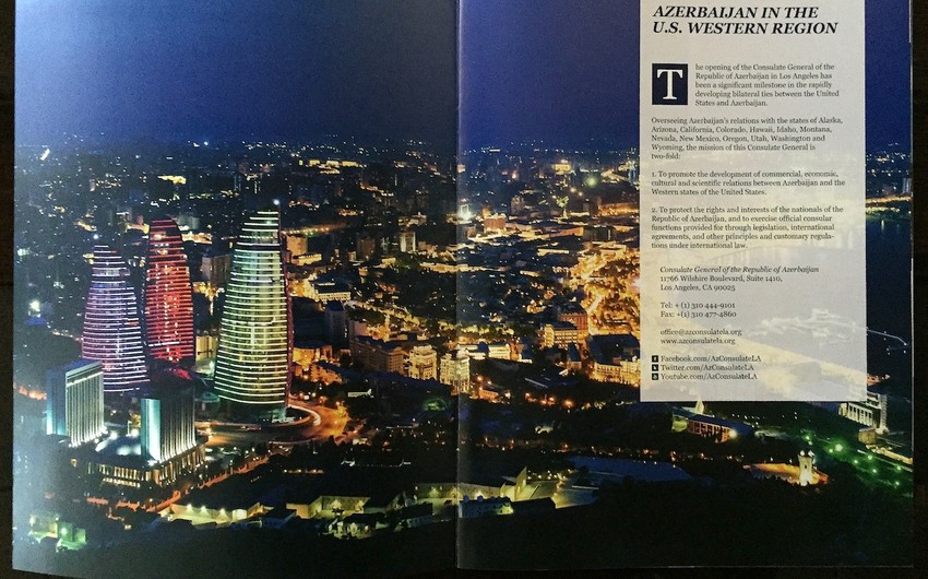 Booklet on Azerbaijan published in Los Angeles