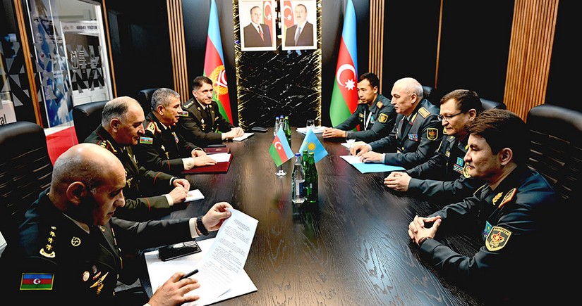 Azerbaijan, Kazakhstan mull military co-op