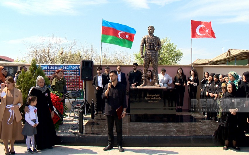 Naxçıvanda şəhidin xatirəsi doğulduğu kənddə əbədiləşdirilib