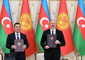 Azerbaijan, Kyrgyzstan sign documents - UPDATED 