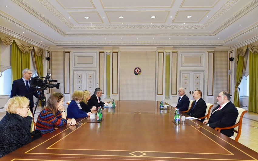 Президент Ильхам Алиев принял Государственного министра Великобритании по торговле и поощрению экспорта