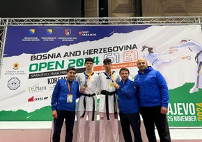 Azərbaycan taekvondoçuları Bosniya və Herseqovinada iki medal qazanıblar