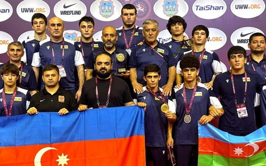 Azerbaijani freestyle wrestling team crowned European champions in Serbia