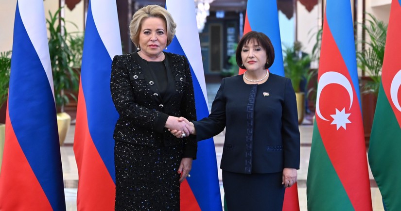 Matviyenko Sahibə Qafarovaya Rusiyanın Dostluq ordenini təqdim edib