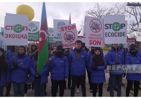 Nearly 100 new eco-activists and volunteers join protest on Khankandi-Lachin road - VIDEO