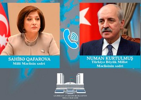 Numan Kurtulmuş Sahibə Qafarovaya başsağlığı verib