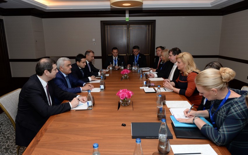 Croatian President: Croatia looks forward for transportation of Azerbaijani gas to Balkans