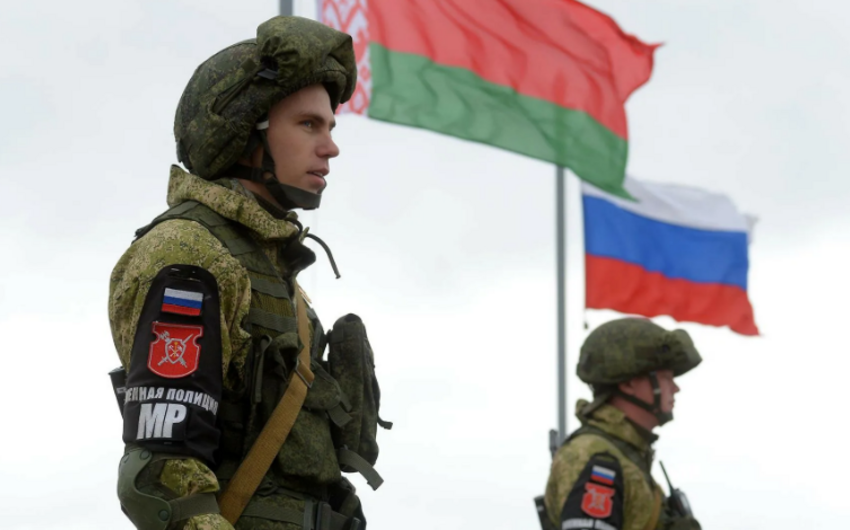 Groupings of Belarus, Russian troops hold joint exercises