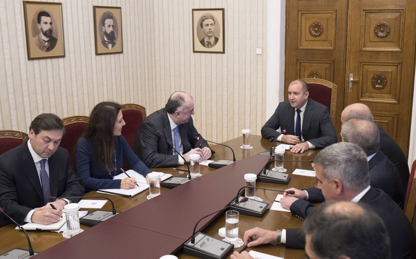 Elmar Məmmədyarov Bolqarıstan Prezidenti ilə görüşüb