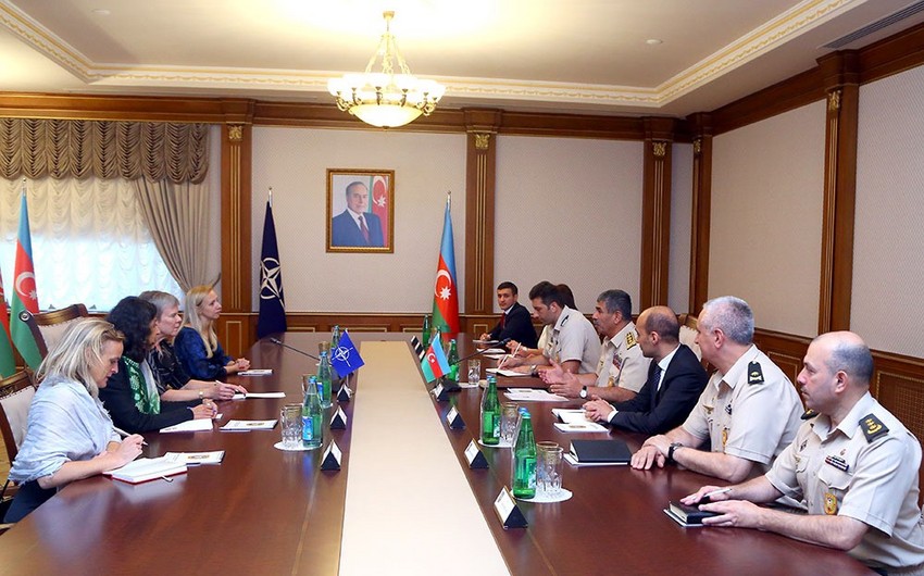 Azerbaijan Defense Minister meets with NATO's Deputy Secretary General