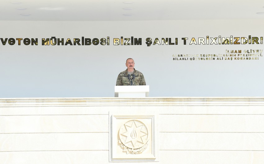 President Ilham Aliyev highlights peace negotiations with Armenia