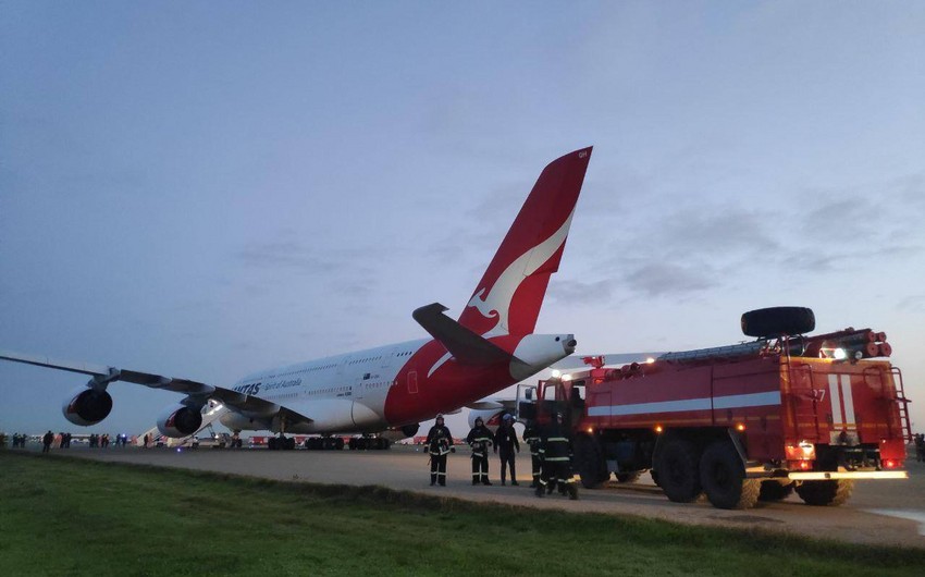 Qantas plane en route to London makes emergency landing in Baku