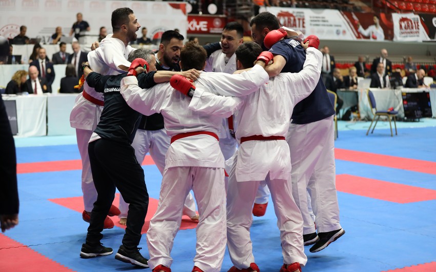 Avropa çempionatı: Azərbaycanın karate komandası finala yüksəlib