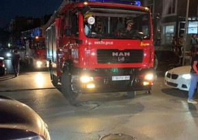 В Баку потушен пожар в многоэтажном доме