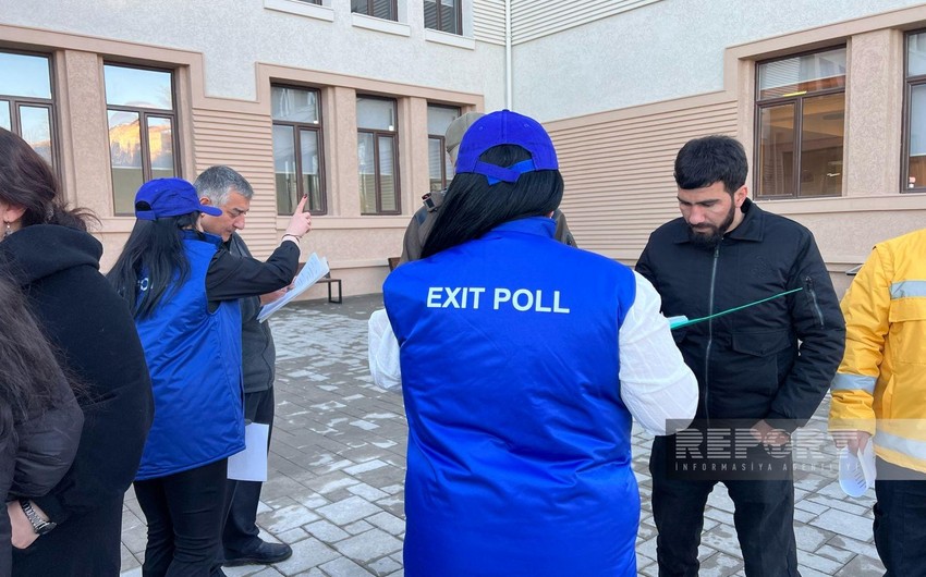 Exit poll held in Azerbaijan in connection with presidential elections