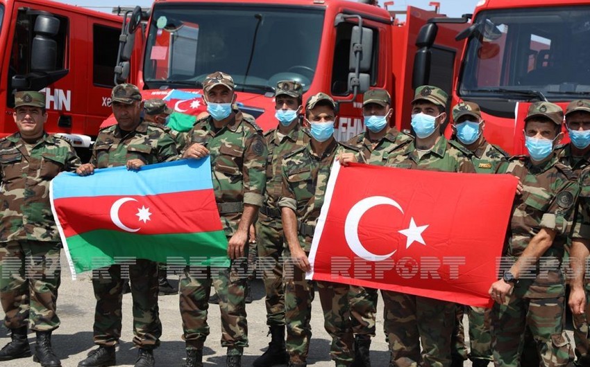 Сегодня еще 200 азербайджанских пожарных отправятся в Турцию