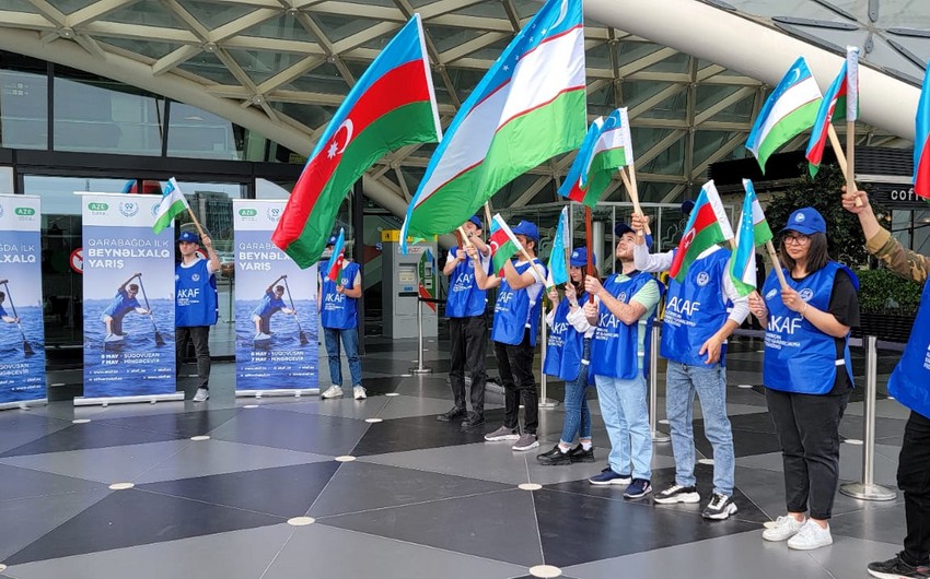 Some participants of international competition to be held in liberated territories arrive in Baku 