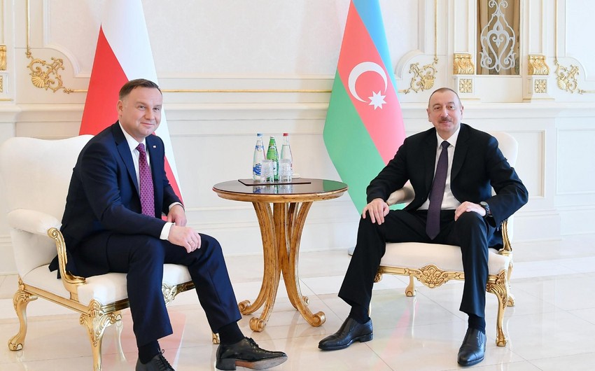 President Ilham Aliyev sends congratulatory letter to Polish counterpart