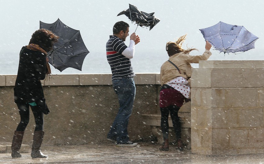 Обнародованы фактические погодные условия в Азербайджане