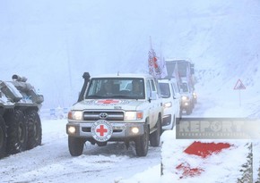 ICRC vehicles pass freely through Khankandi-Lachin road  