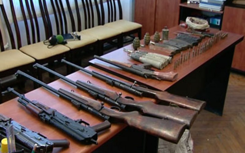 В Нардаране вновь найдены оружие и боеприпасы