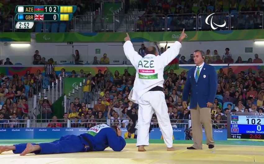 Rövşən Səfərov XV Yay Paralimpiya Oyunlarının bürünc medalını qazanıb