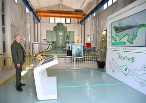 President Ilham Aliyev inaugurates Zar SHPS in Kalbajar and Toghanaly SHPS in Goygol district