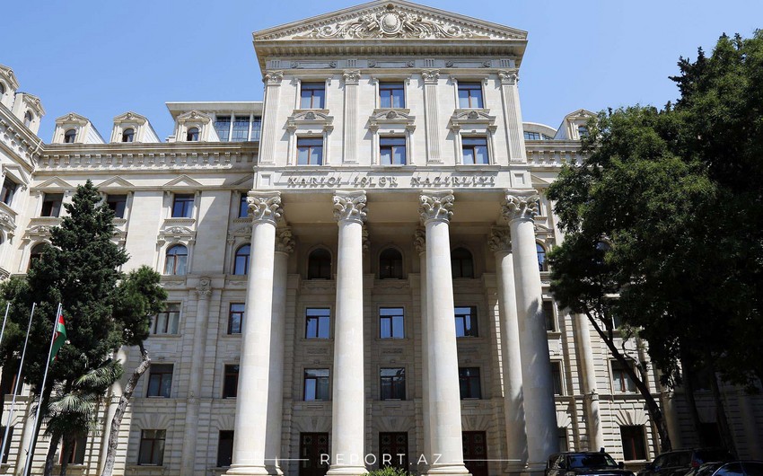 Azerbaijani MFA responds to Nikol Pashinyan 