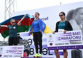 Награждены победители Бакинского марафона - 2024