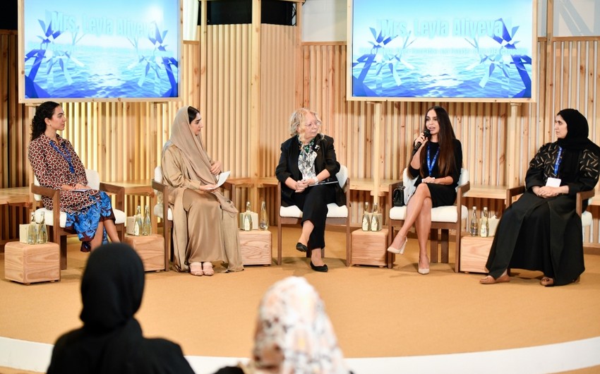 Лейла Алиева приняла участие в обсуждениях по изменению климата в рамках COP-28 в Дубае