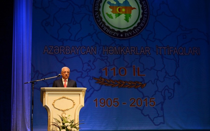Azərbaycan həmkarlar ittifaqlarının yaranmasının 110 illiyi qeyd edilib
